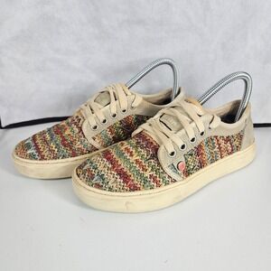 Satorisan Heisei Fantasia Womens Multi Color Woven Low Top Sneakers Size‎ 37